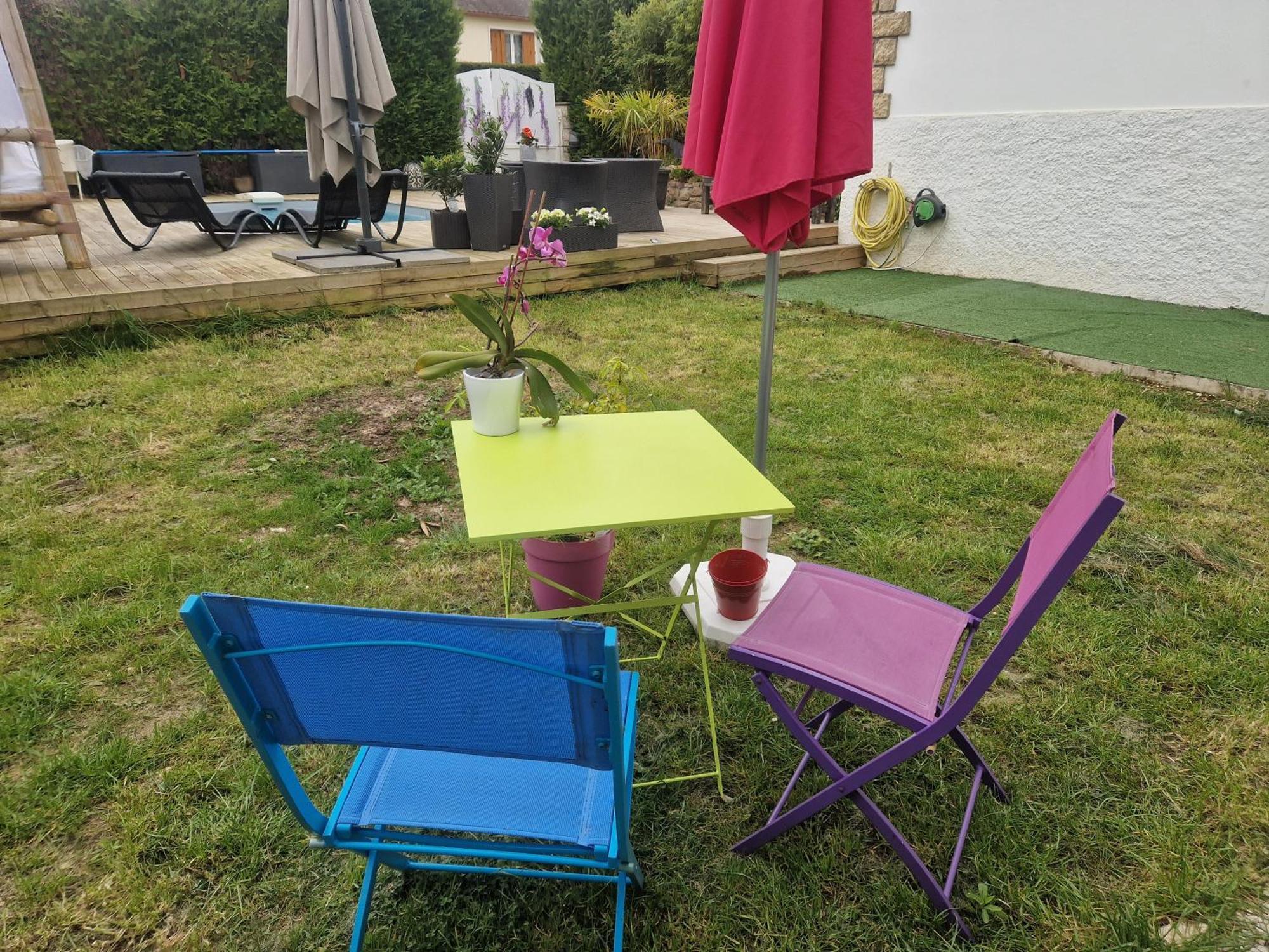 La Serenite Balinaise, Et Sdb Privee, Jardin , Piscine Et Jacuzzi En Saison, Pres De Chantilly, Parc Asterix Et Cdg Et Paris En 20' Privatunterkunft Orry-La-Ville